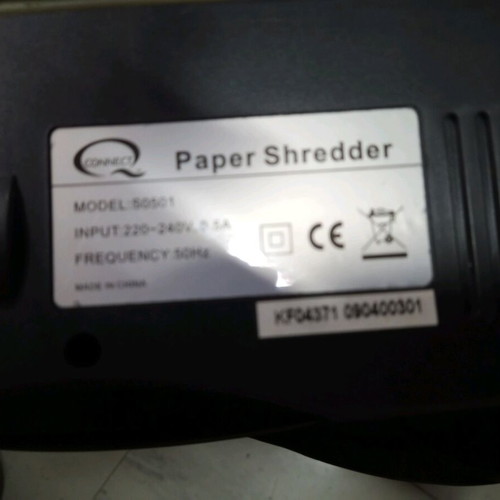 Document shredder used without bin