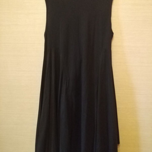 Cos black sleeveless asymmetric dress like new