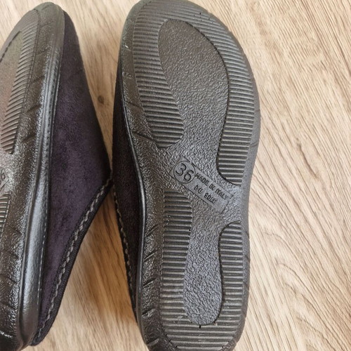 Sunshine women's anatomical slippers size 36 like new, black