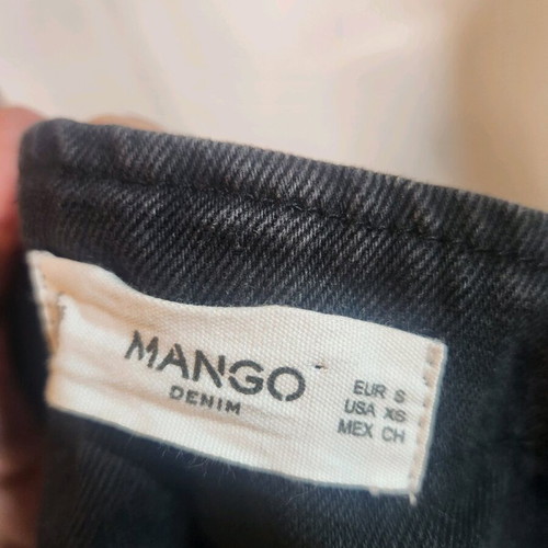 MANGO dungaree dress like new, black, size S
