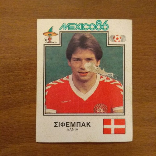 Sifembak sticker used from Union Mexico '86 collection