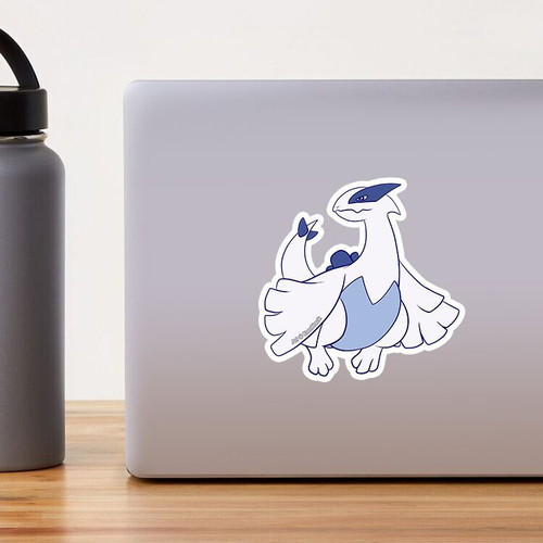 Pokemon Lugia handmade sticker made to order