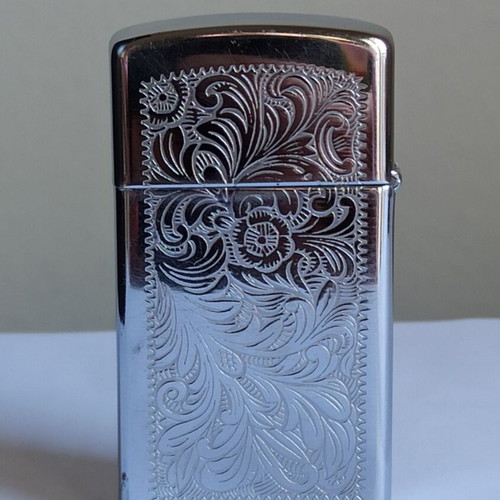 Zippo Venetian Slim lighter vintage 1989, used