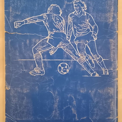 Football 83 Panini sticker album used with 431 stickers