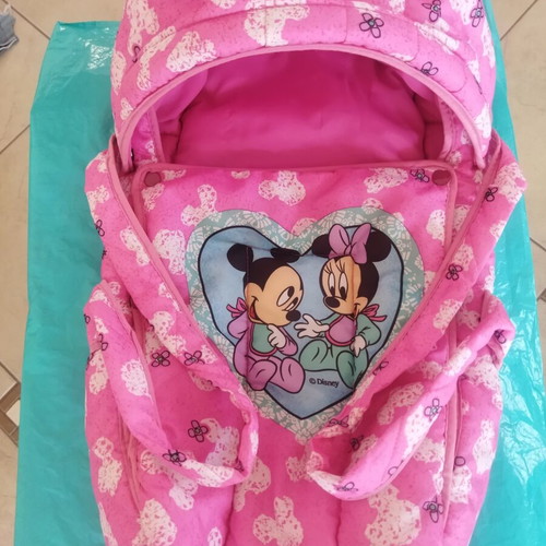 Port Bebe Disney doll carrier, pink