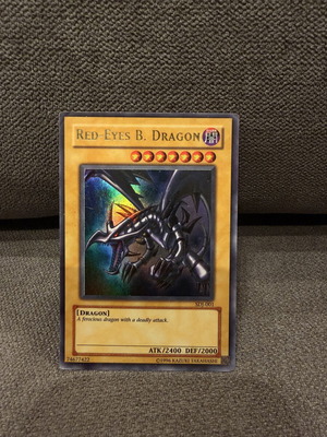 Yu-Gi-Oh Red Eyes Black Dragon SDJ-001 σαν καινούργιο