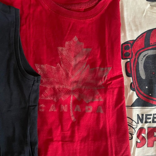 Set of 7 cotton t shirts for 3-4 years like new, Mothercare and H&M