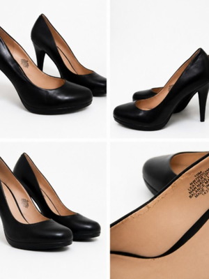 Nine West leather pumps size 41 like new, black
