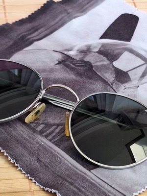 Randolph Engineering P3 Submariner sunglasses used, round vintage, made in USA