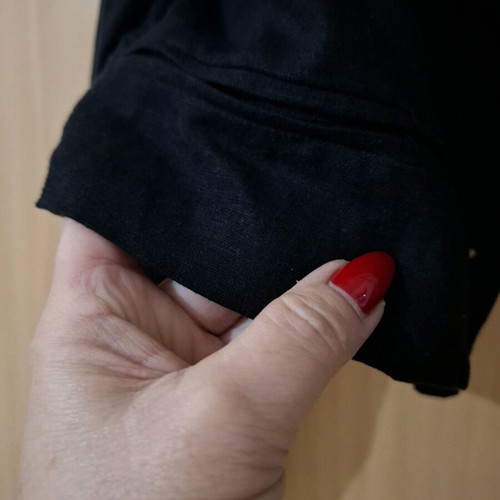 Short Black Linen Jacket Calliopi New