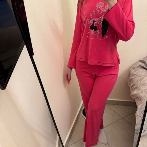 Spring pajama set pink like new size M