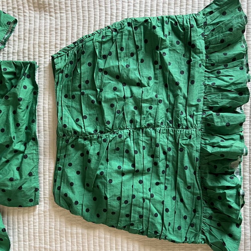 Pull & Bear summer skirt and top set like new, green