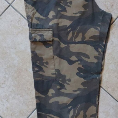 Stradivarius Cargo Jogger Pants L Lightweight Camouflage