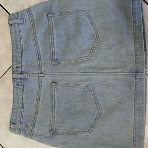 Denim mini skirt for girls size M like new, blue