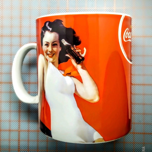 Vintage porcelain Coca-Cola mug new