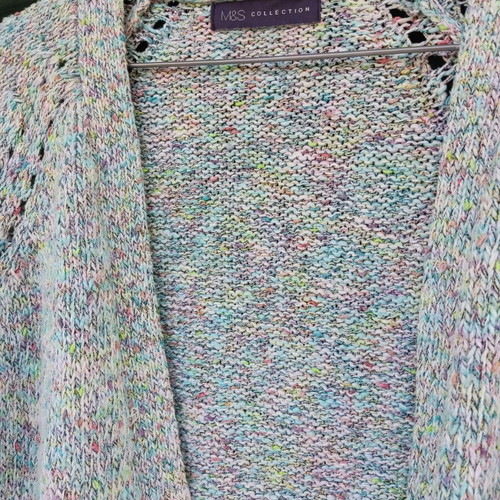 Marks & Spencer cardigan multicolor used, size UK 12