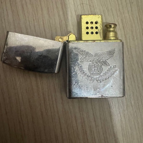 Piezoelectric Metal Lighter used with eagle engraving