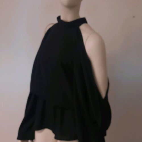 Blouse batwing type like new, black, size M