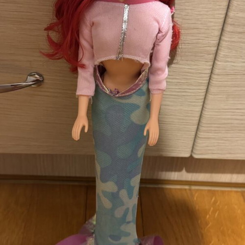 Swimming Ariel doll by Mattel, rare 90s version