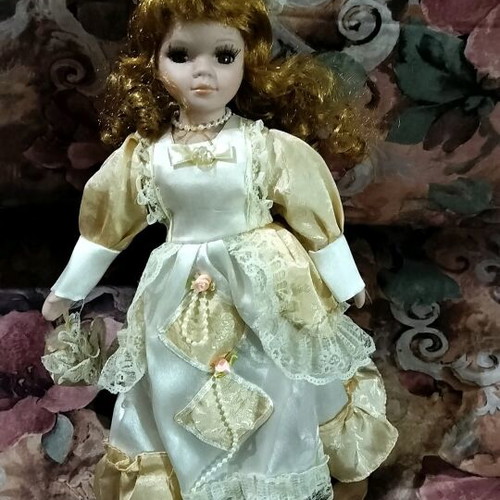 Porcelain doll collectible new over 30 years old