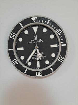Rolex 3D printed wall clock made to order with new mechanism