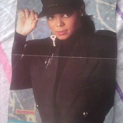 New Kids On The Block (Joe McIntyre) & Janet Jackson poster used