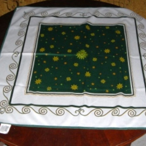 Festive tablecloth new, rectangular shape