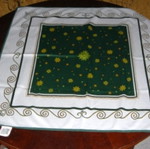Festive tablecloth new, rectangular shape