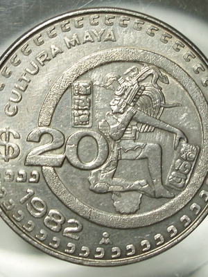 20 Pesos Μεταχειρισμένο Μεξικό 1982 Νομίσματα Κυκλοφορίας