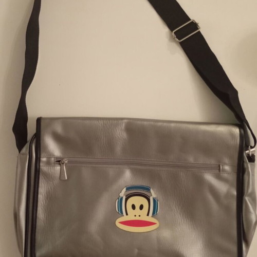 Paul Frank women's messenger bag silver like new