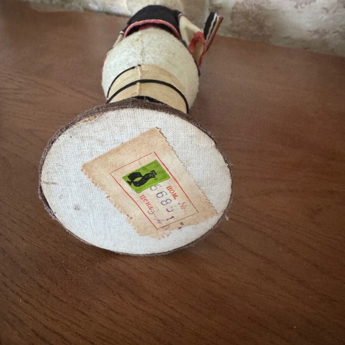 Decorative Traditional Handmade Doll on Wooden Base