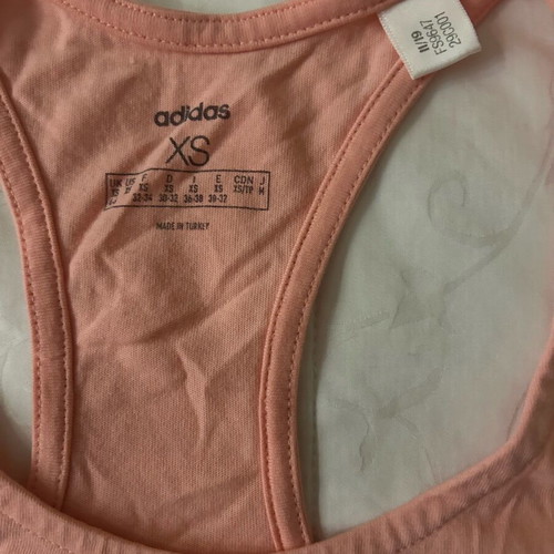 Adidas sleeveless top like new, beige pink