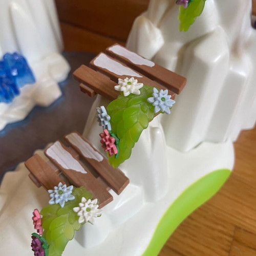 Playmobil snow castle used with light-up diamond