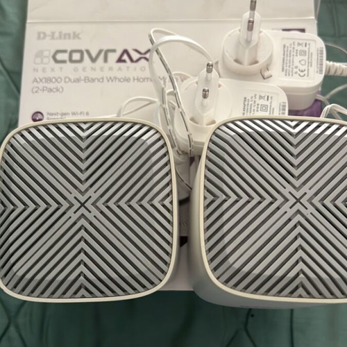 D-Link Covr AX1800 Dual Band Home Mesh Wi-Fi 6 System 2 Pack like new