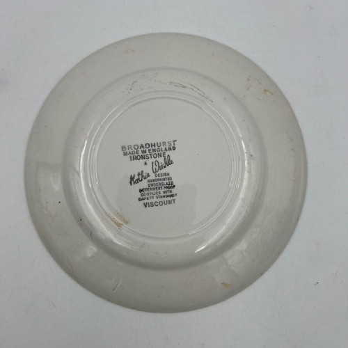 Broadhurst Viscount vintage mid-century modern plates set of 5