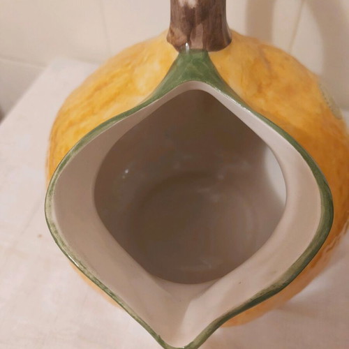 Handmade faience jug hand-painted, new