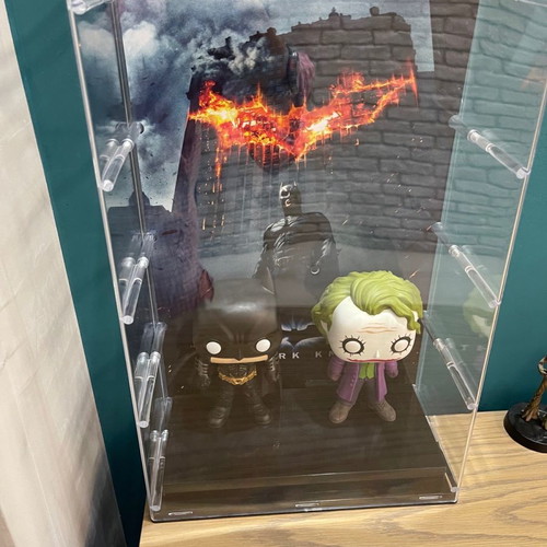 Funko POP! Batman and Joker The Dark Knight 2-pack set like new