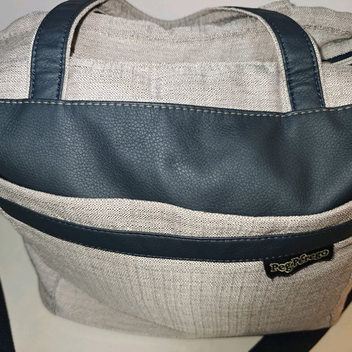 Peg Perego Borsa baby changing bag like new, Luxe Ecru