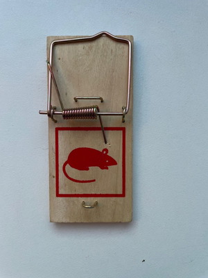 Διακοσμητική φάκα ποντικιού καινούργια, 2 κομμάτια