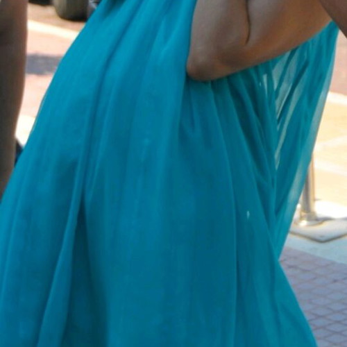 Silk dress Pepe Jeans like new, turquoise, size XS