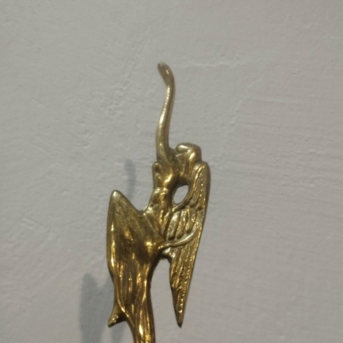 Bronze angel figure like new with screw base