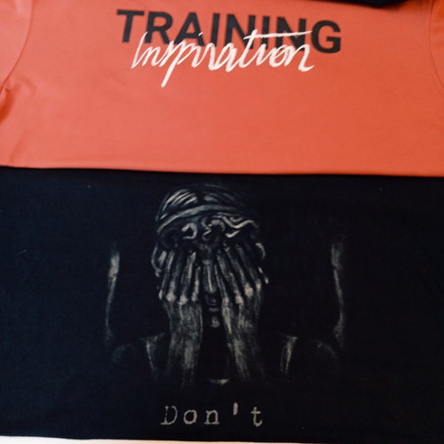 Pack of three printed t-shirts, sizes 3XL-4XL