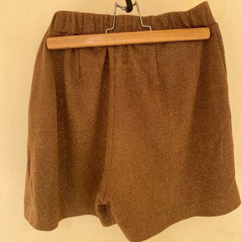 Vassia Kostara shorts like new, gold with strass