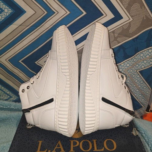 L.A Polo casual shoes white, new, size 43