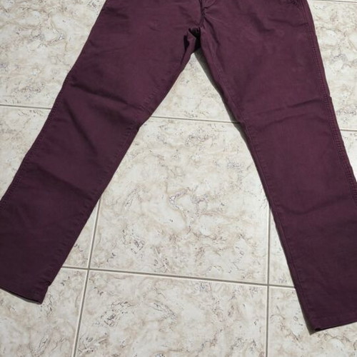 Napapijri chino pants used, burgundy size 36