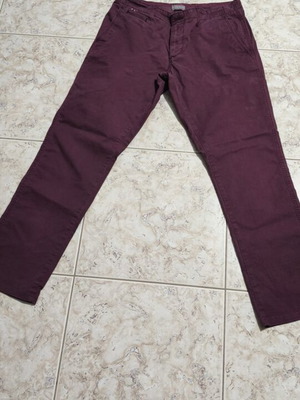 Napapijri chino pants used, burgundy size 36