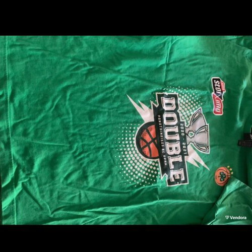 Adidas Panathinaikos T-shirt Large and Admiral Sleeveless Basket XL like new