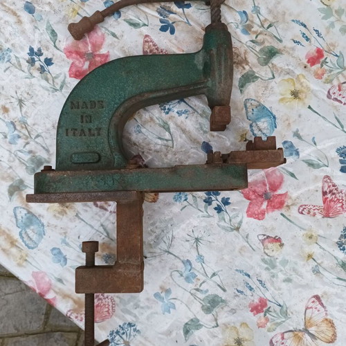Press used, Italian vintage industrial tool