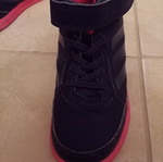 Παπούτσια Adidas αθλητικά μεταχειρισμένα, νούμερο 27, μπλε σκούρο και φουξ