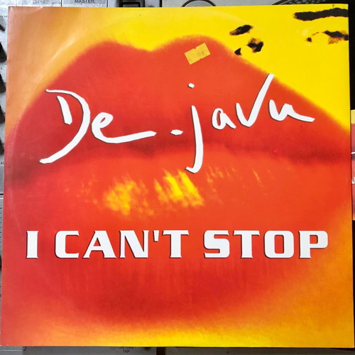 De-Javu I Can't Stop Vinyl 12" Maxi-Single like new, electronic